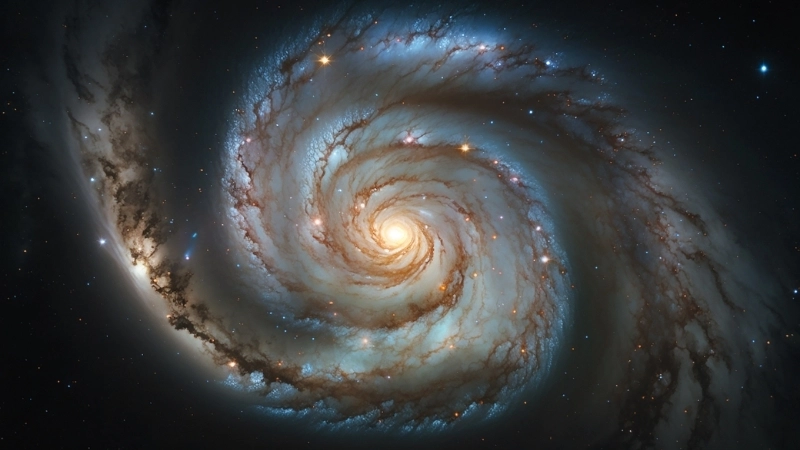 Dải ngân hà lung linh trong một hình nền galaxy