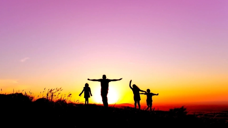 Sử dụng làm nền gia đình cho máy tính