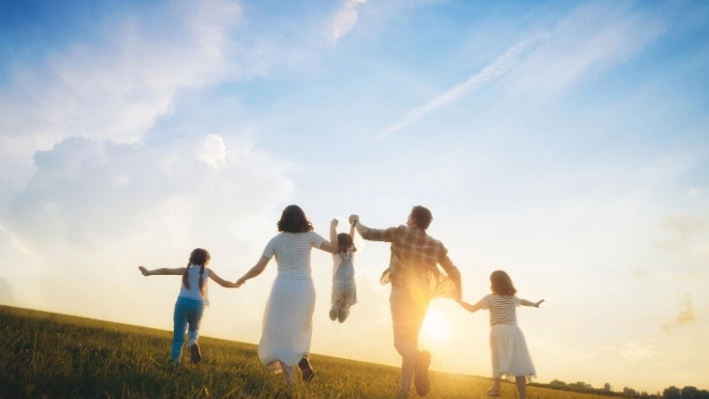 Mẫu hình nền gia đình ấm cúng