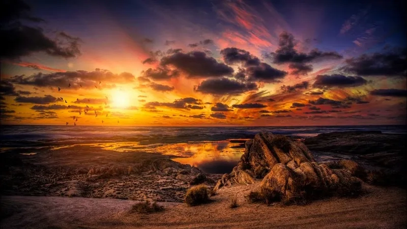 Hình nền hoàng hôn chill lãng mạn cho điện thoại