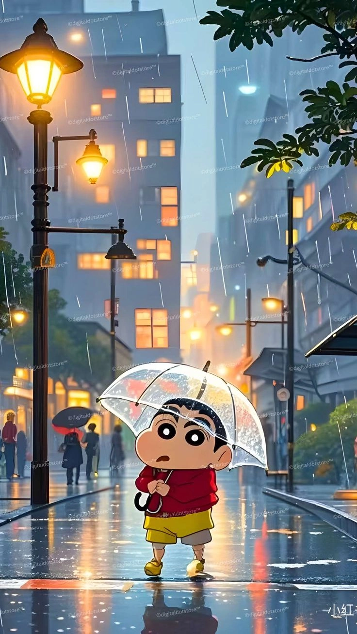 Hình nền hoạt hình cute với nhân vật Chibi