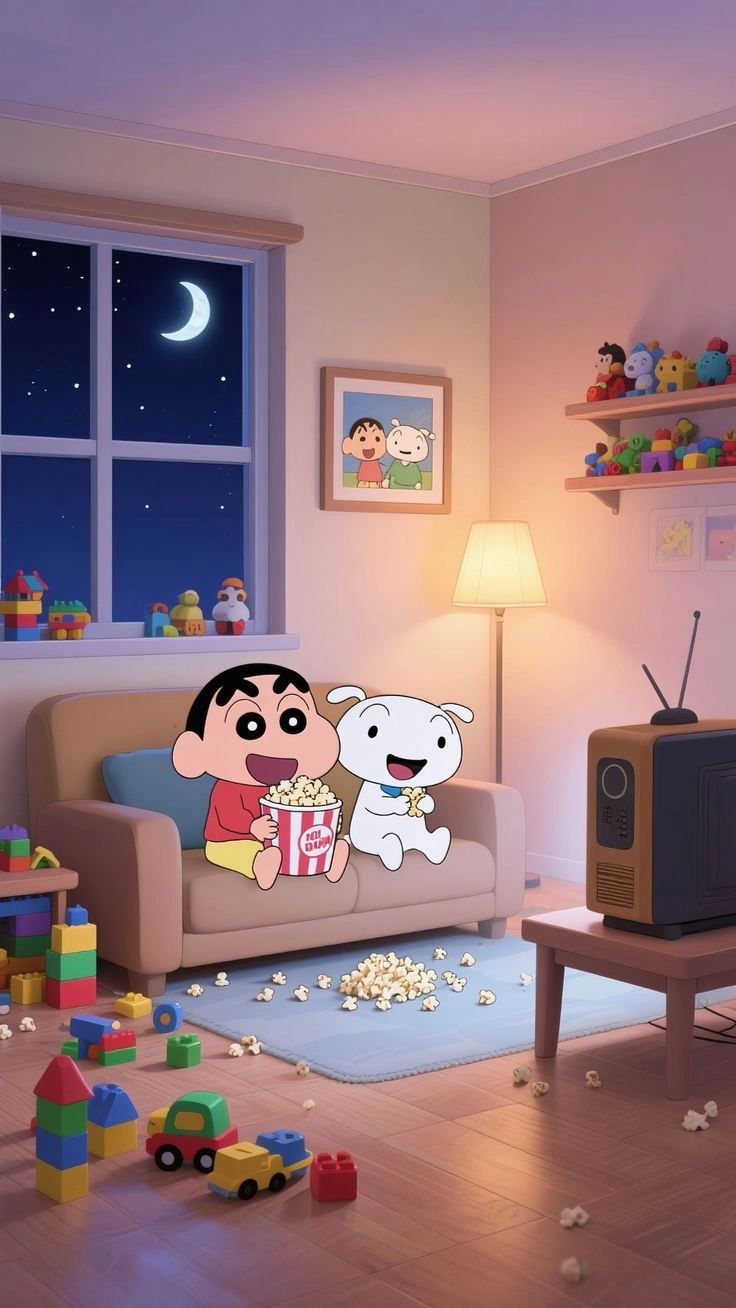 Vẻ đẹp của một hình nền hoạt hình đẹp trong hoàng hôn