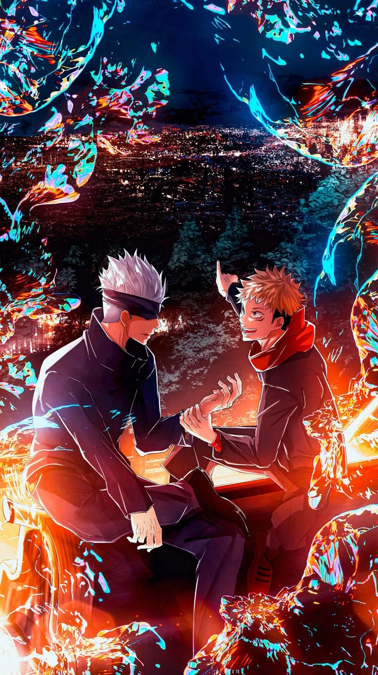 Jujutsu Kaisen hình nền tái hiện arc Shibuya