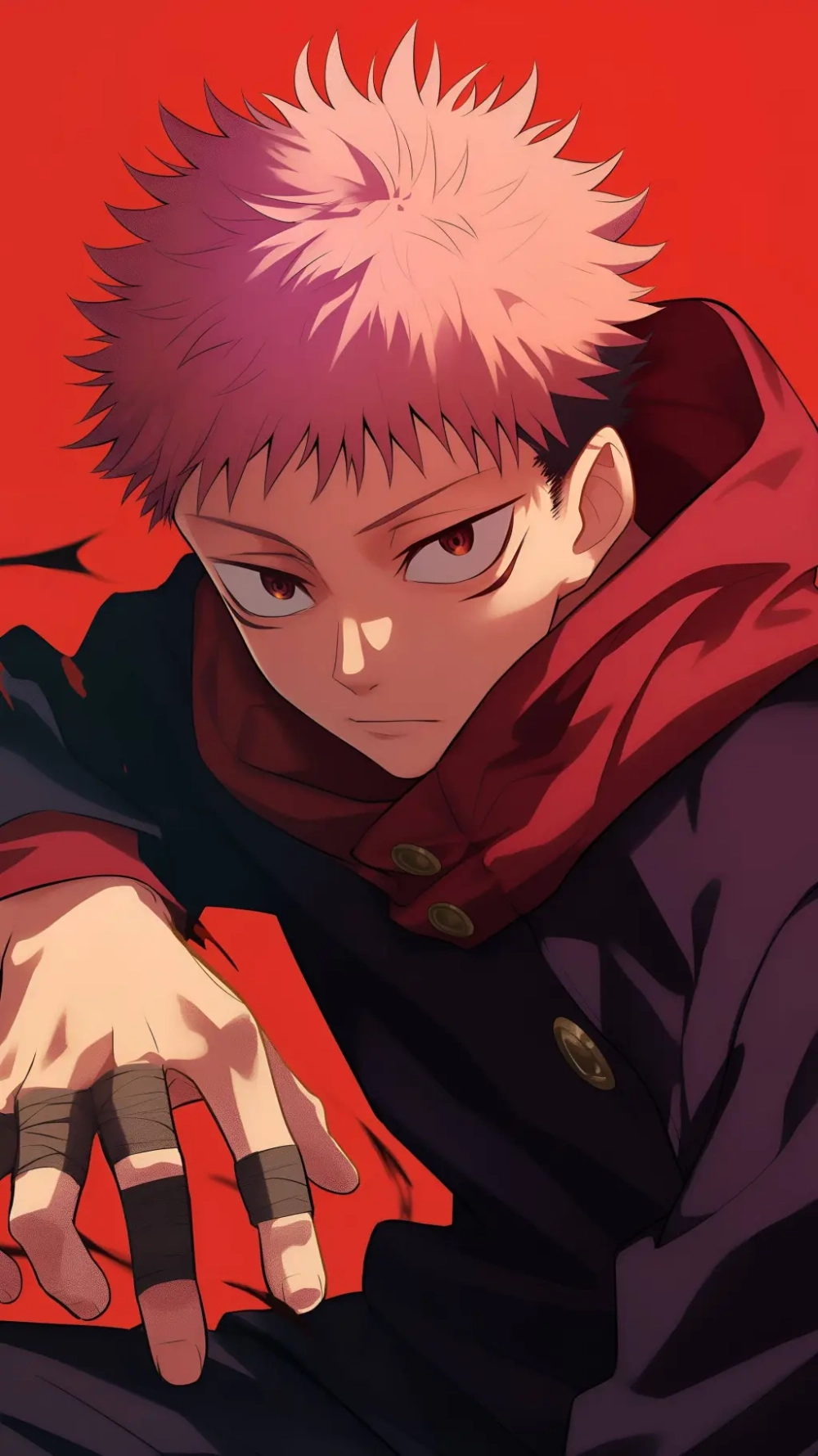 Itadori Yuji trong một khung hình đậm chất từ hình nền jujutsu kaisen manga