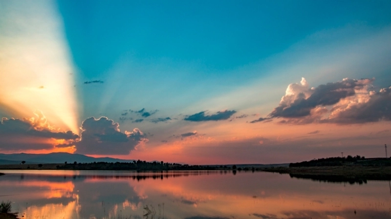 Hòa mình vào hình nền máy tính phong cảnh thiên nhiên