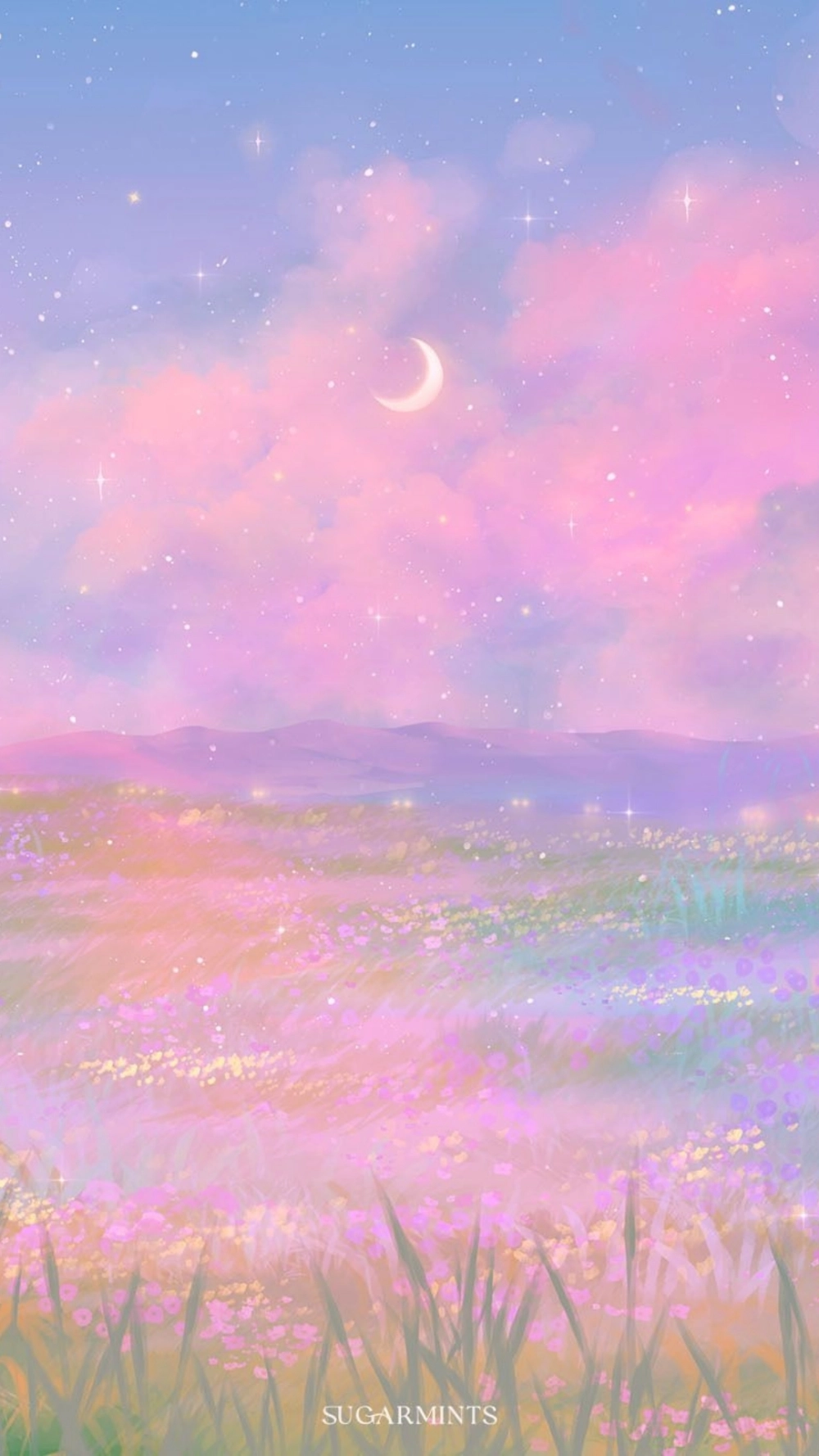 Ảnh nền pastel phong cách tối giản