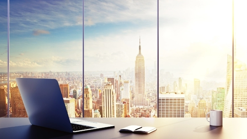 Cảm hứng từ hình nền văn phòng làm việc