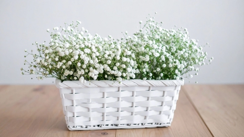 Nét tinh khôi của Hoa Baby trắng