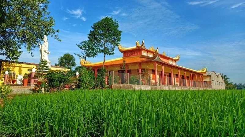 Phong cảnh Long An nhìn từ trên cao