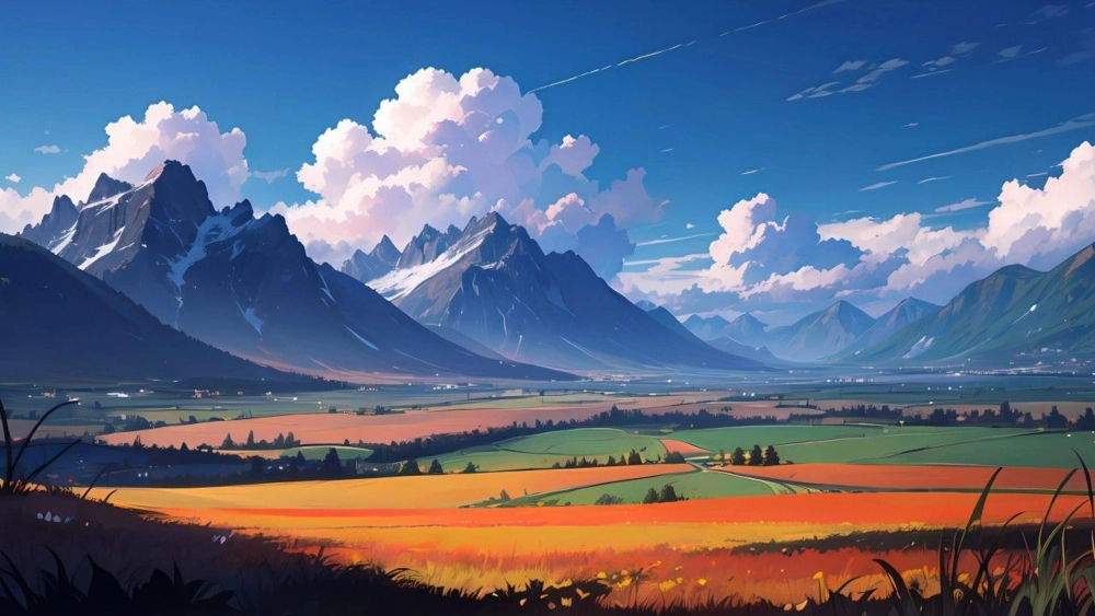 Ảnh phong cảnh đẹp trong anime Ghibli huyền thoại