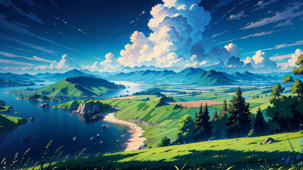 Vẻ đẹp hùng vĩ của tranh phong cảnh quê hương đất nước