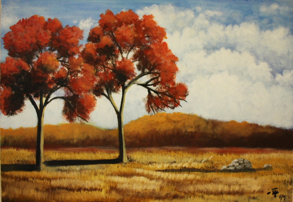 Cảm hứng vẽ tranh quê hương đơn giản từ những điều thân thuộc