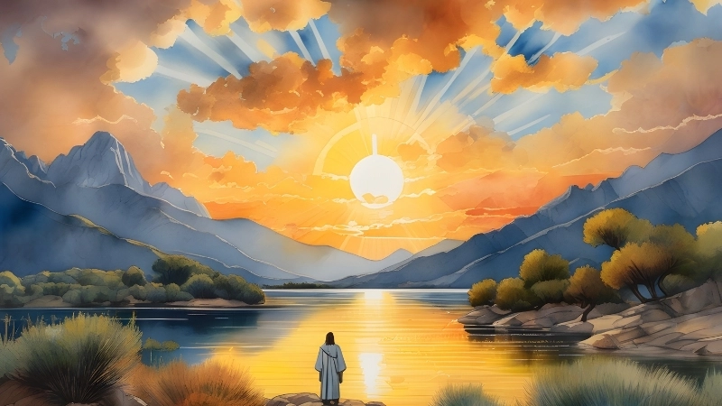 Nguồn cảm hứng vẽ tranh phong cảnh hoàng hôn