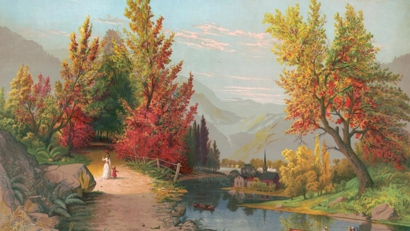 Tải hình nền phong cảnh mùa thu cho máy tính