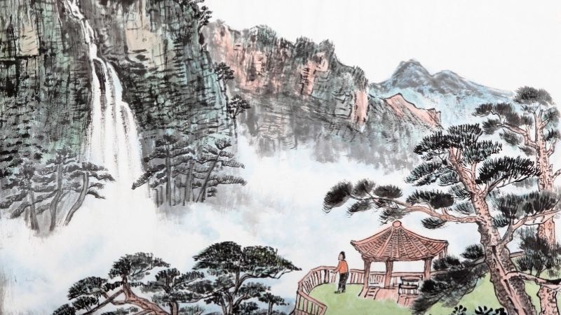 Cảm hứng từ tranh phong cảnh mùa thu