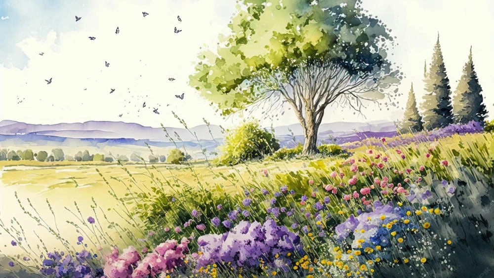 Những ảnh phong cảnh mùa xuân đẹp nao lòng