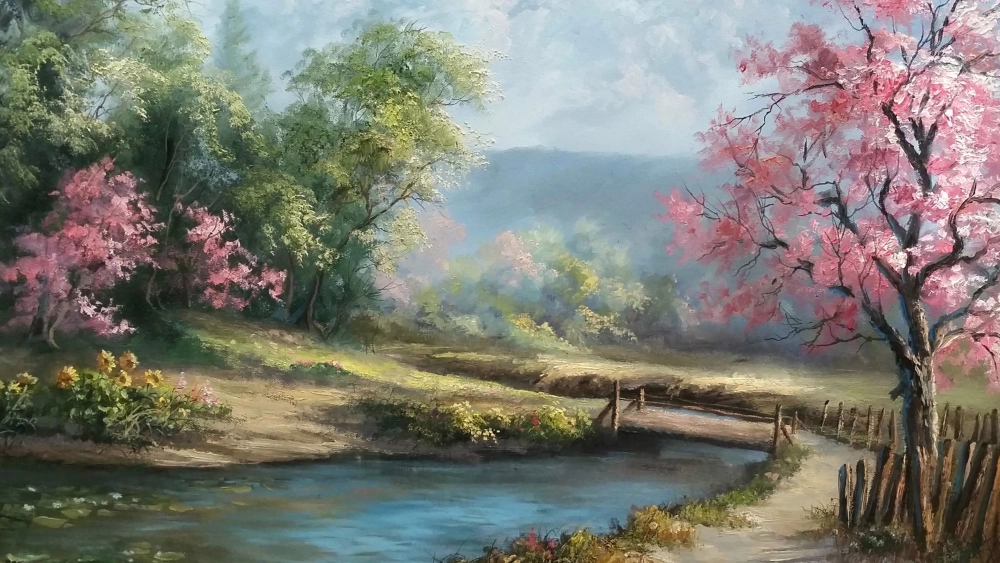 Ảnh phong cảnh mùa xuân đẹp nhất 2025