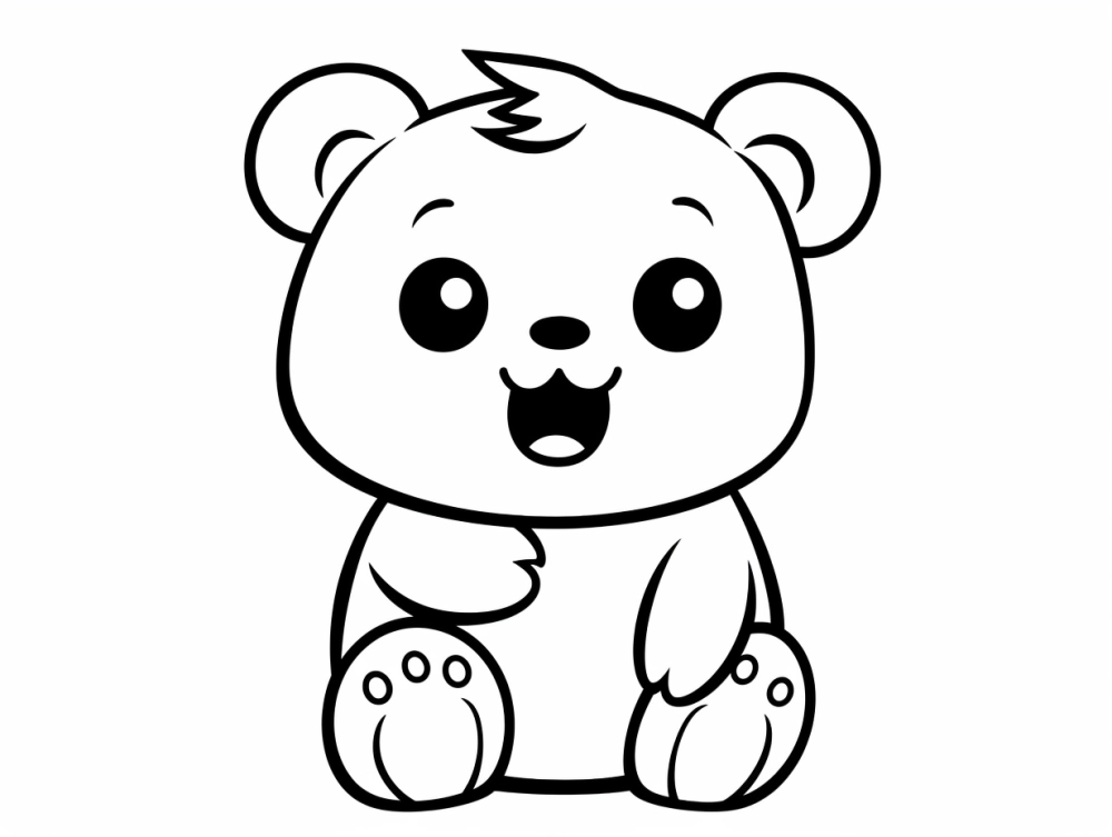 Hướng dẫn cách vẽ gấu chibi đơn giản cho người mới bắt đầu