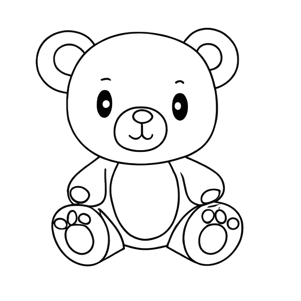 Hình ảnh gấu chibi vui nhộn và tinh nghịch