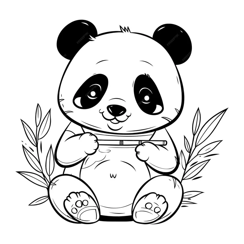 Các bước vẽ gấu trúc chibi cho người mới bắt đầu