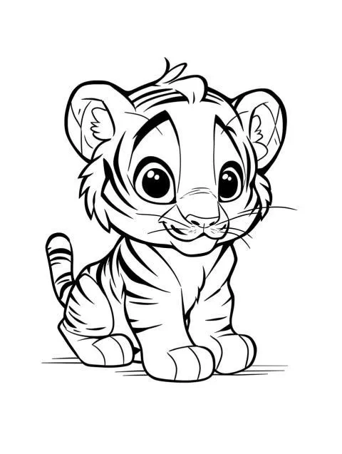 Cách vẽ hổ chibi theo từng bước