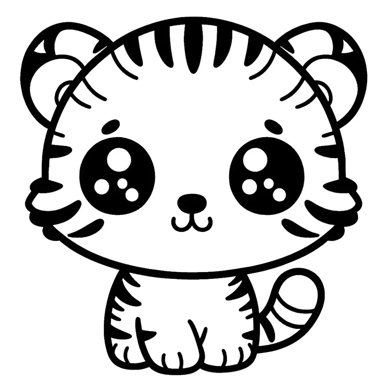 Khoảnh khắc yêu thương của hổ con và hổ mẹ