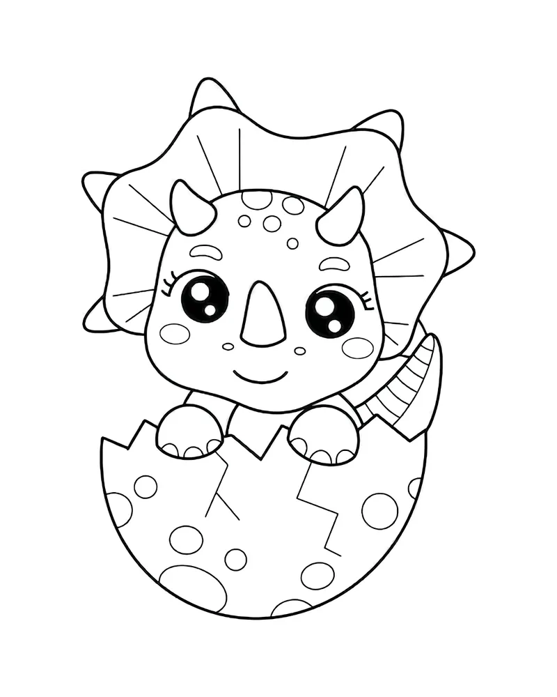 Bạn khủng long cổ dài chibi ăn lá cây