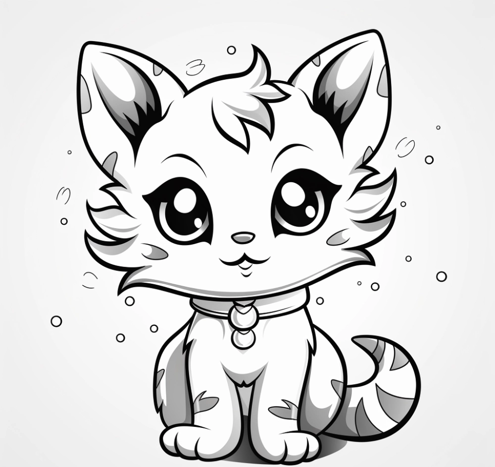 Phiên bản mèo chibi ngộ nghĩnh và hài hước