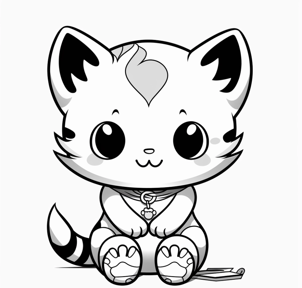 Mẫu avatar mèo chibi đẹp cho mạng xã hội