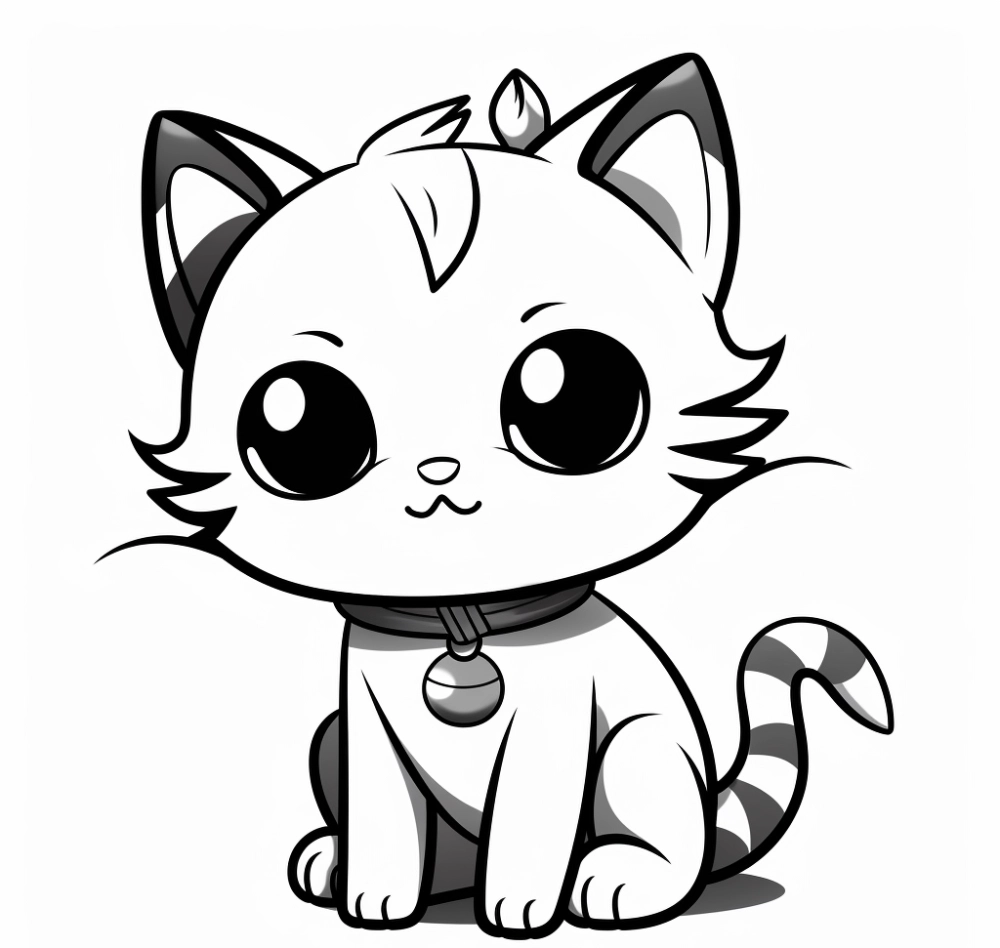 Hướng dẫn cách vẽ mèo chibi từng bước