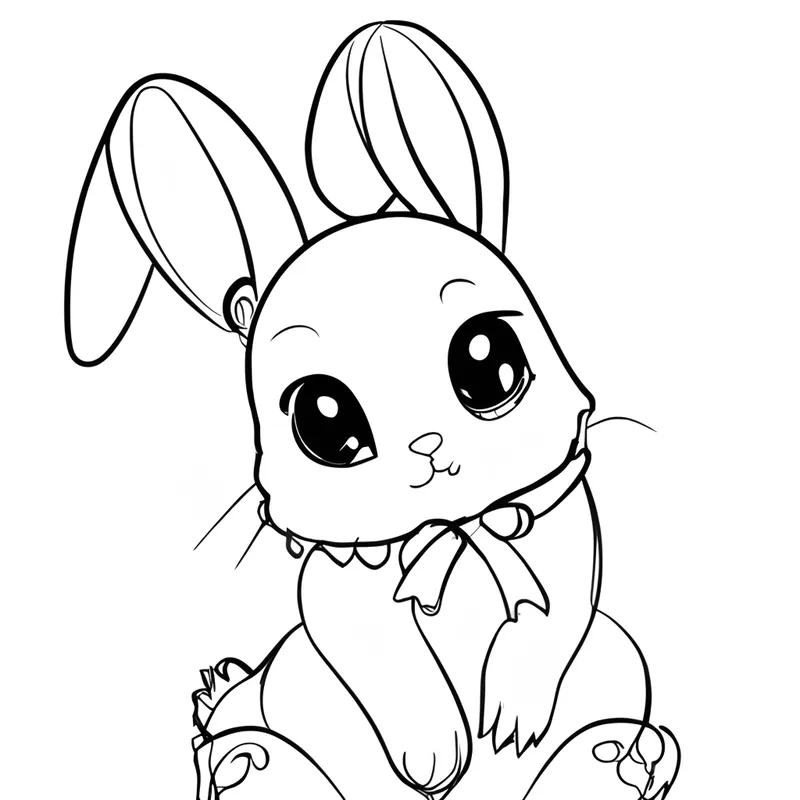 In hình thỏ và gấu chibi làm quà tặng