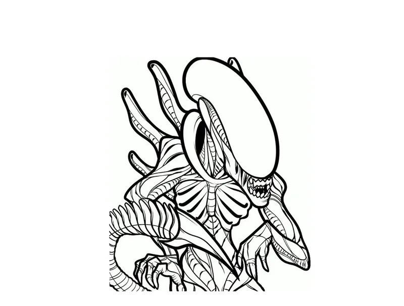 Cách vẽ Xenomorph đơn giản cho bé
