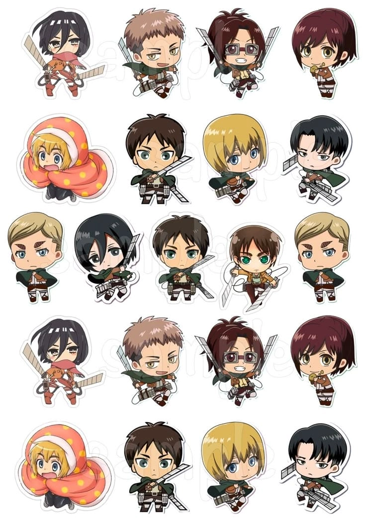 Eren Yeager trong phong cách aot chibi drawing siêu ngầu