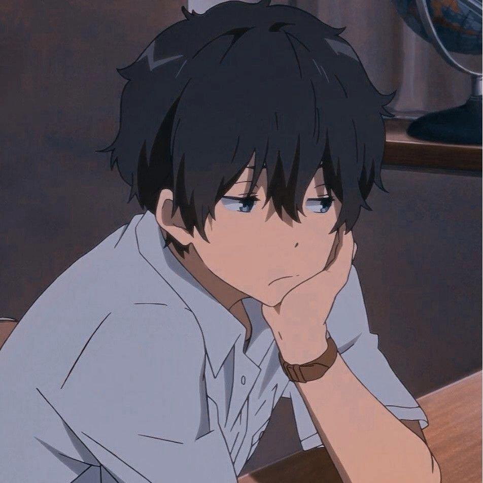 Vẻ tri thức của avatar anime boy đeo kính