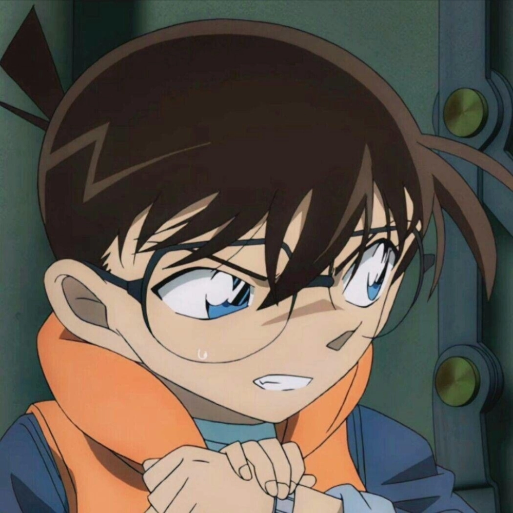 Phong cách với avatar Conan đen trắng