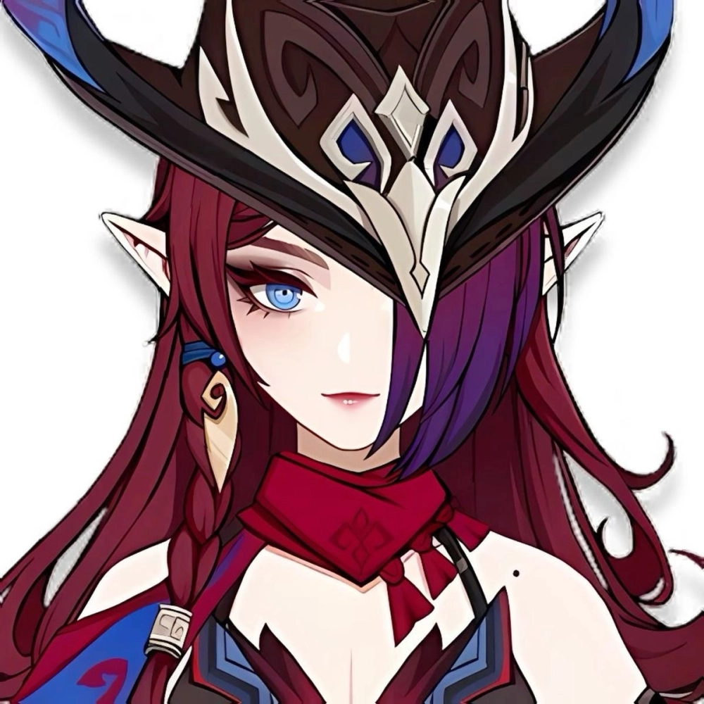 Mẫu avatar Hutao ngầu và cá tính