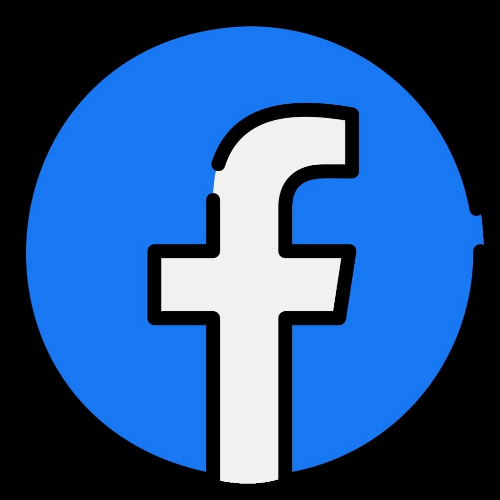 Avatar logo Facebook viền xanh