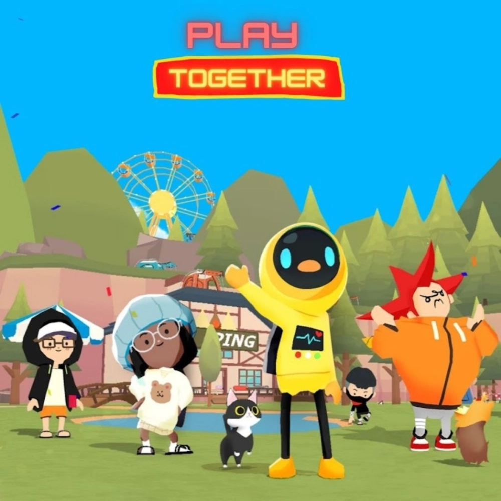 Mẫu avatar play together cute cho các bạn nữ