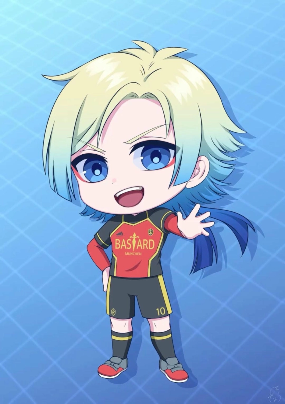 Phong cách nghệ thuật Blue Lock Chibi art độc đáo