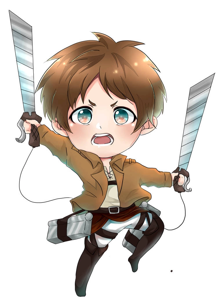 Móc khóa eren chibi keychain tiện lợi