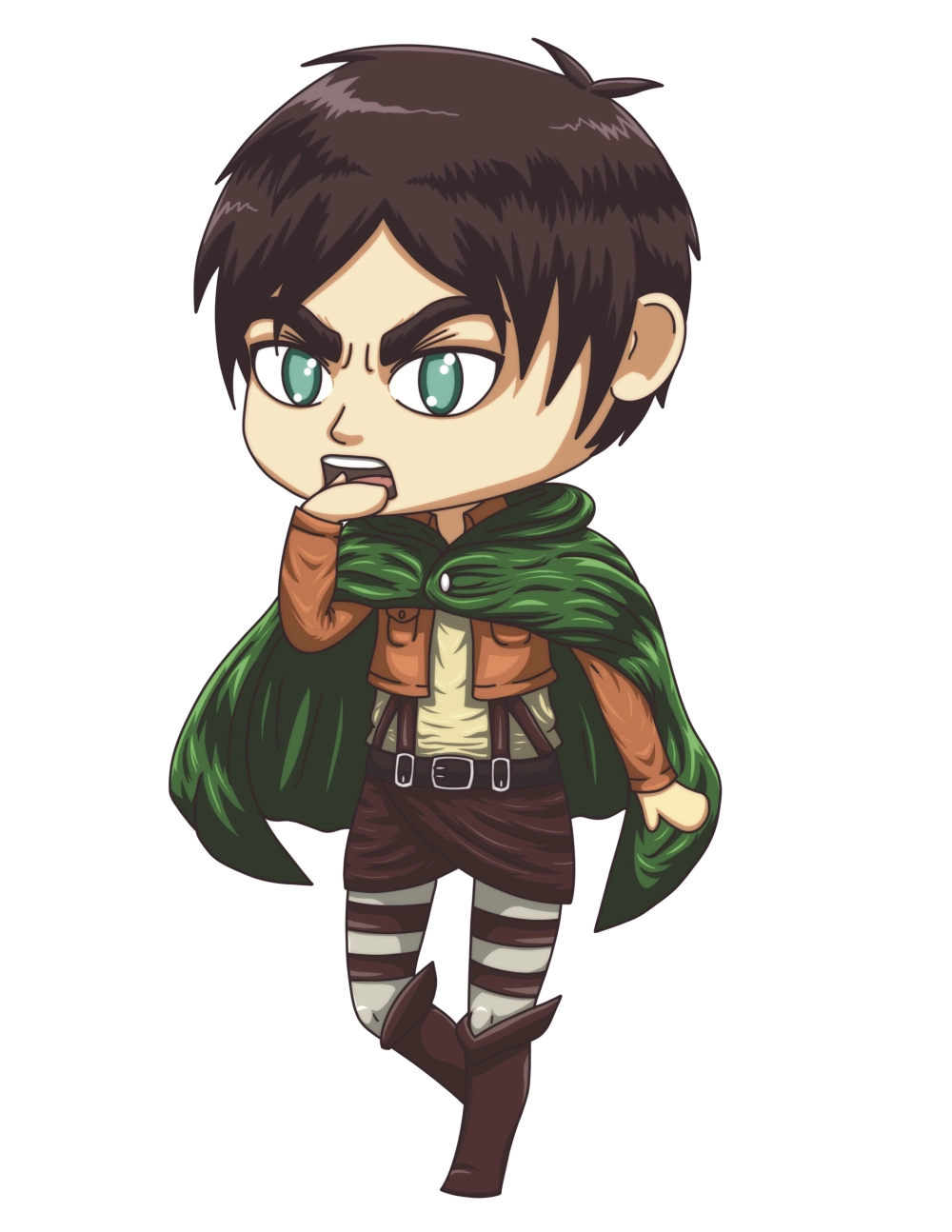 Gấu bông eren plush phiên bản mini