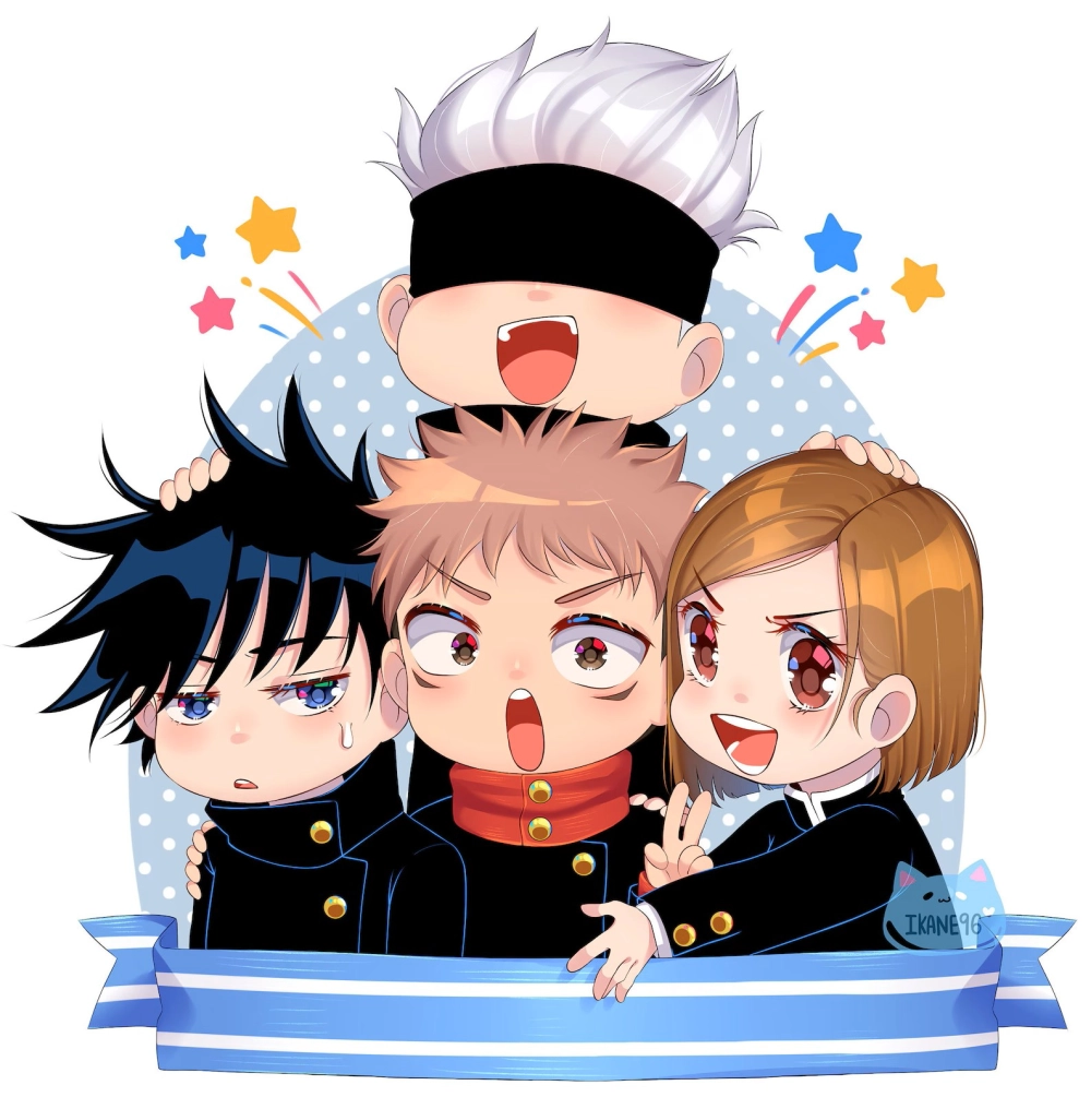 Tải về Jujutsu Kaisen chibi wallpaper miễn phí