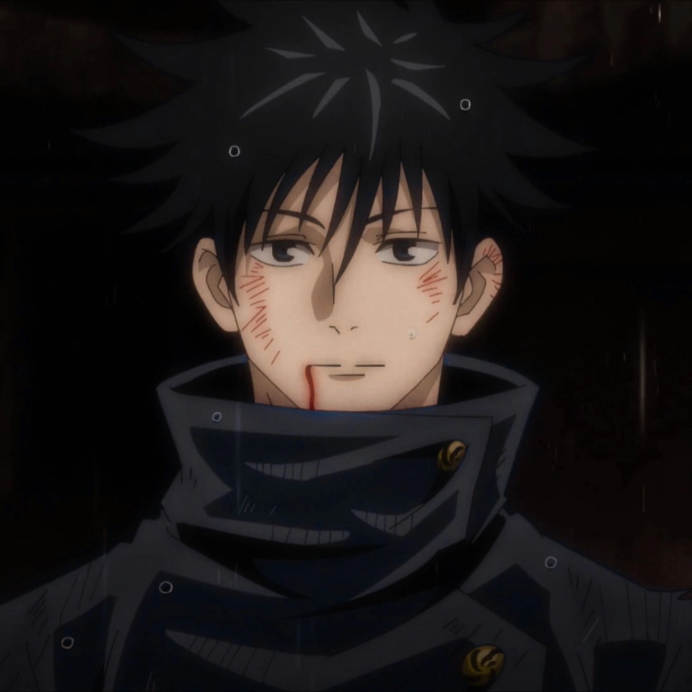 Một cảnh trong Megumi Fushiguro anime