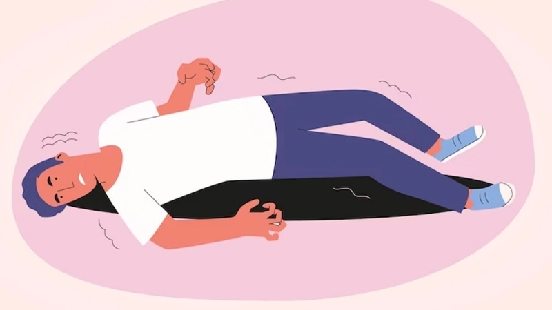 Minh họa cách xử lý khi có người bị co giật nơi công cộng