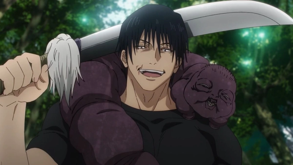 Một trang truyện ấn tượng từ Toji Fushiguro manga