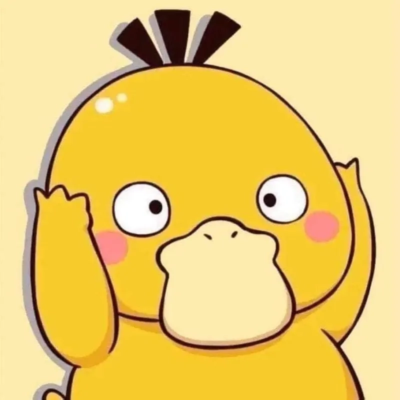 Avatar vịt cute weibo vịt viral dễ thương quyến rũ cuốn hút