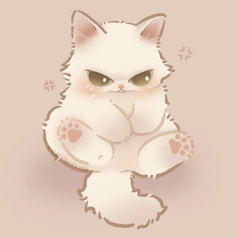 Hình mèo chibi mèo chibi dễ thương ngọt ngào quyến rũ cuốn hút