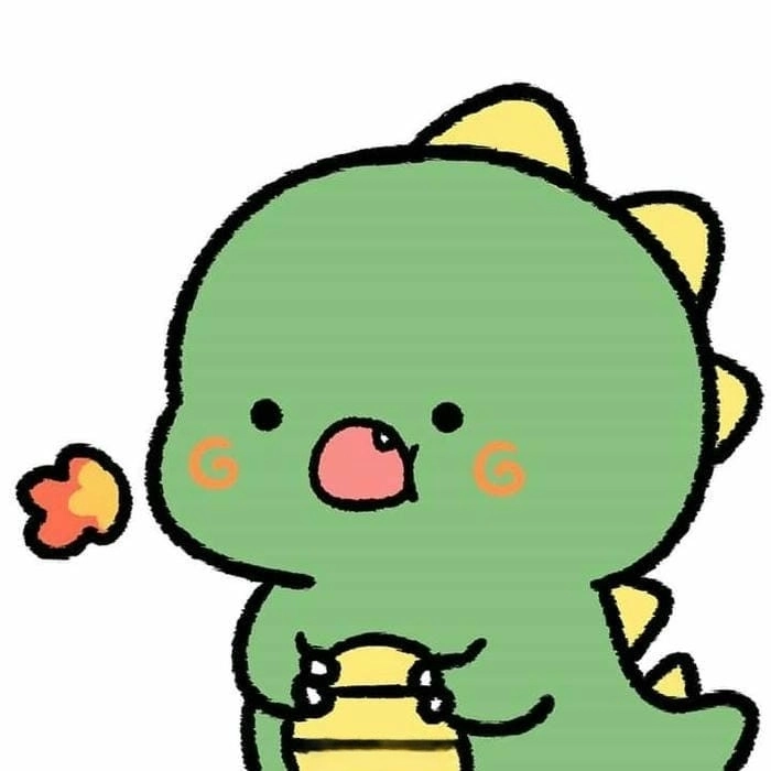 Ảnh khủng long chibi chibi khủng long xinh tươi dễ thương quyến rũ cuốn hút