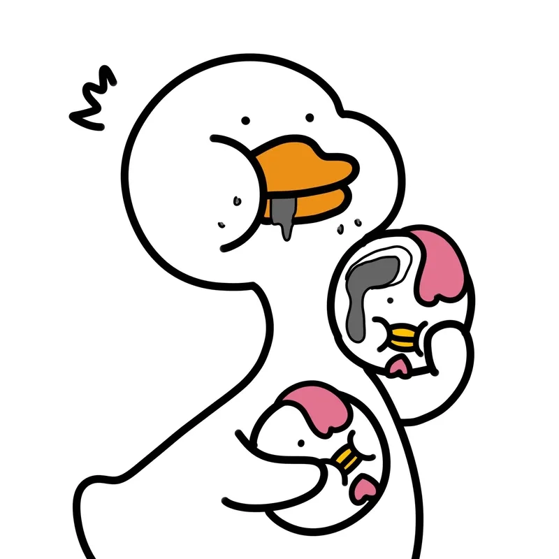 Hình nền meme vịt troll chill cười đau bụng