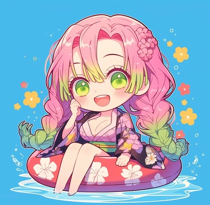 Ảnh mitsuri chibi đẹp dùng làm avatar xinh